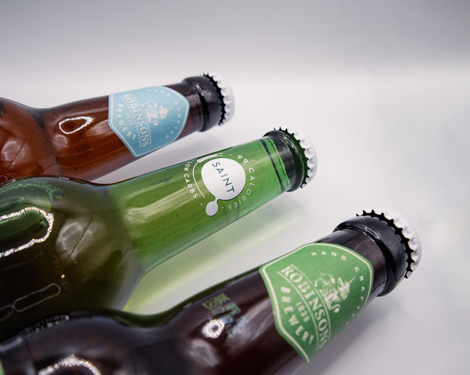 glass bottle neck labels